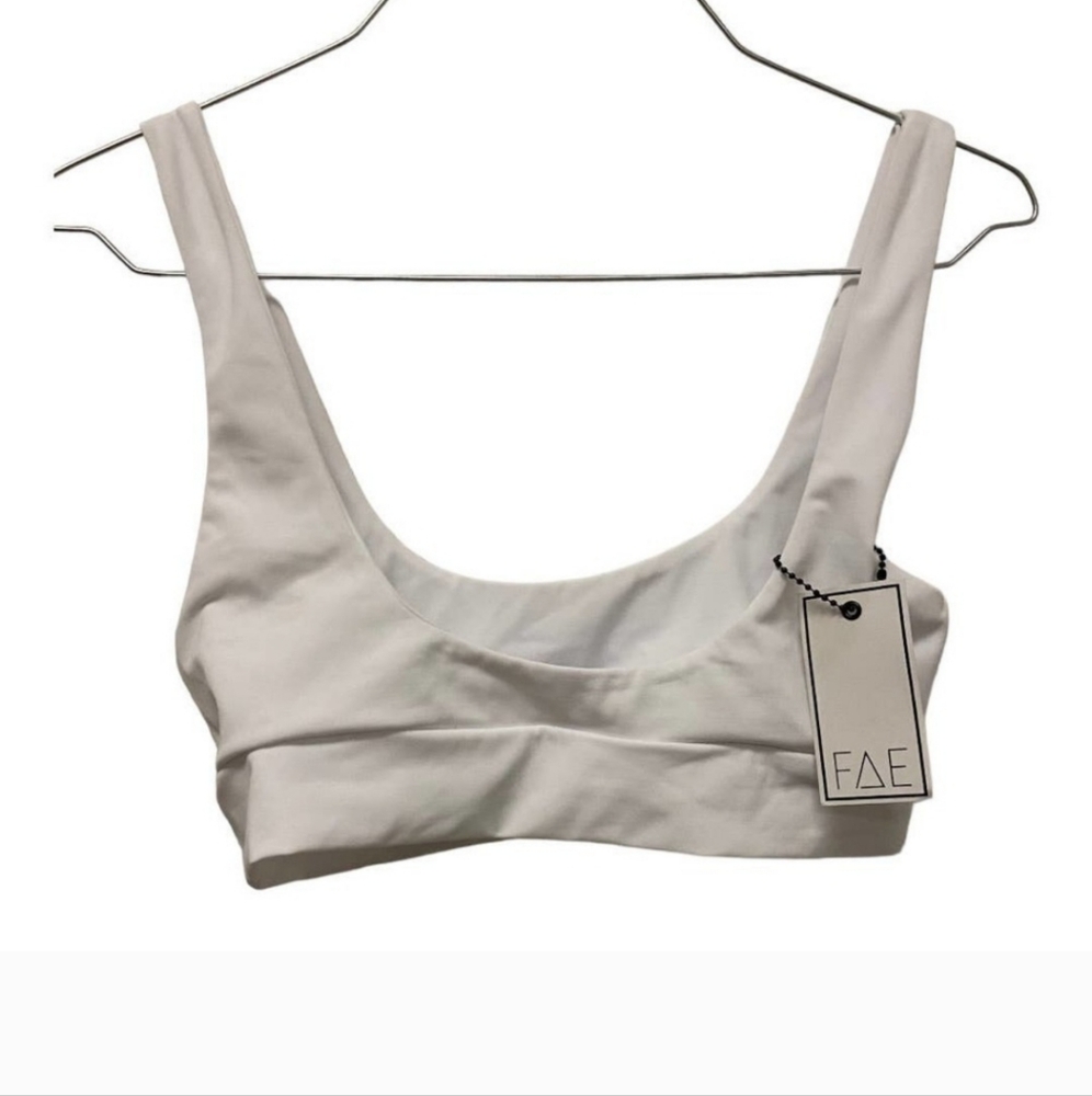Fae swim white bikini top